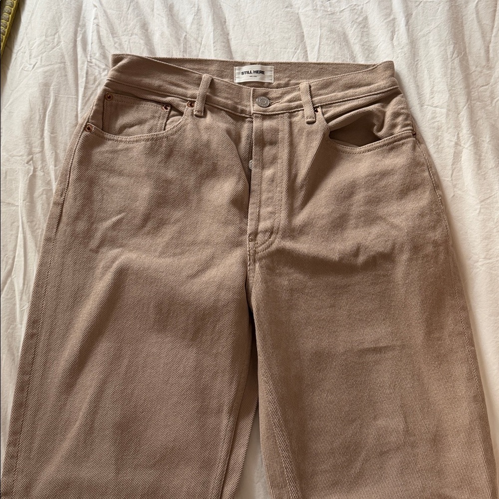 Still Here Childhood Jeans in Khaki Size 27 - Picture 7 of 13